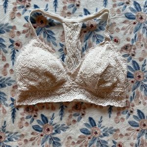 Cream colored bralette